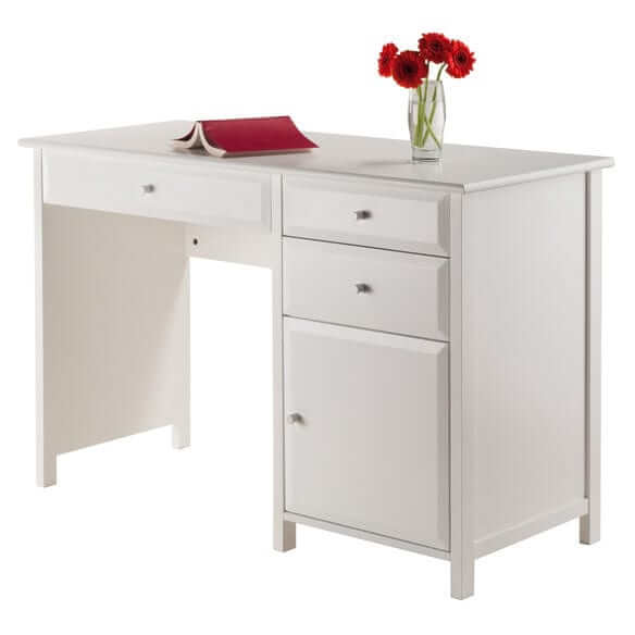 Winsome Delta Home Office White Writing Desk 10147