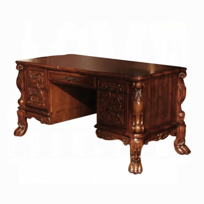 ACME Dresden Cherry Oak Executive Writing Desk 12169