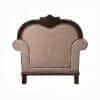 ACME Chateau De Ville Fabric & Espresso Chair w/Pillow 58267