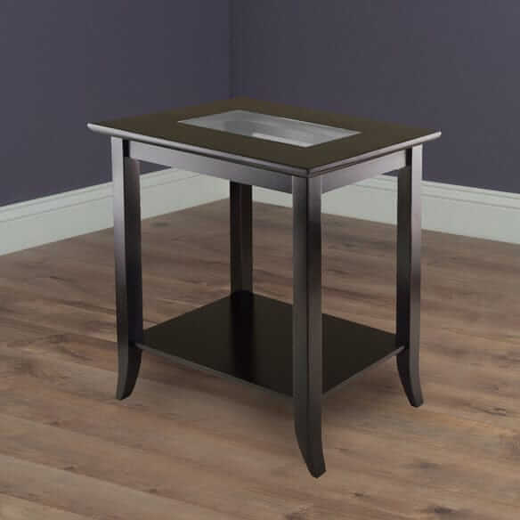 Winsome Wood Genoa Espresso Rectangular End Table 92419
