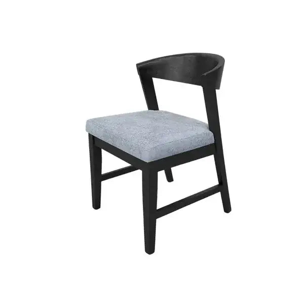 Alpine Furniture Cove Vintage Blk (Set of 2) Wood Back Chairs 3859-23