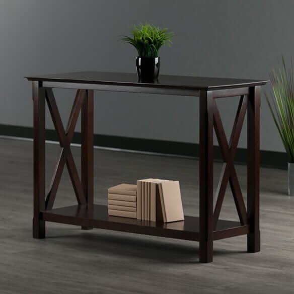Winsome Wood Xola Consol Table in Cappuccino 40445