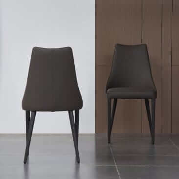 J&M Furniture Grey CE Bosa Moderna Set of 2 Dining Chair 17444