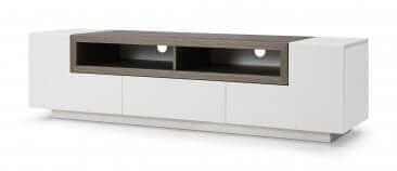 J&M Furniture W TV002 White Gloss/Gray Veneer 1763940