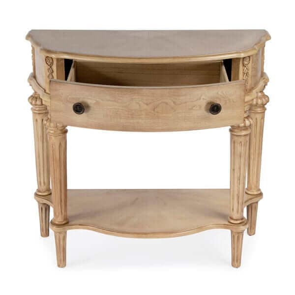 Butler Specialty Halifax Beige Console Table w/ Open Shelf 589424