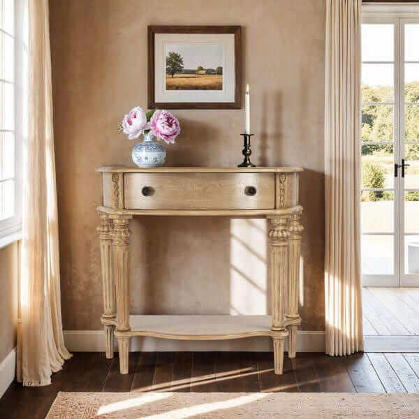 Butler Specialty Halifax Beige Console Table w/ Open Shelf 589424