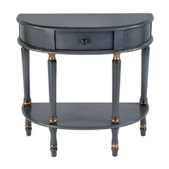 Butler Specialty Mozart Pastel Blue Hand Painted Console Table 667483