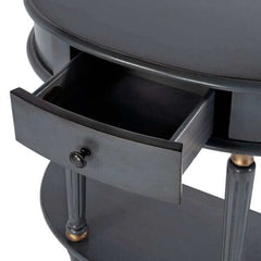 Butler Specialty Mozart Pastel Blue Hand Painted Console Table 667483