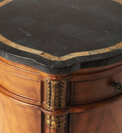 Butler Specialty Multi Color Montero Fossil Stone Drum Table 847070