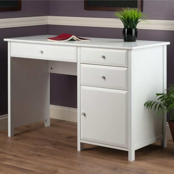 Winsome Delta Home Office White Writing Desk 10147
