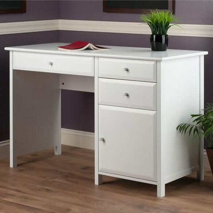 Winsome Delta Home Office White Writing Desk 10147