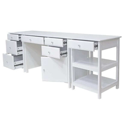 Winsome Delta 3-Pc Home White Office Desk Set 10387