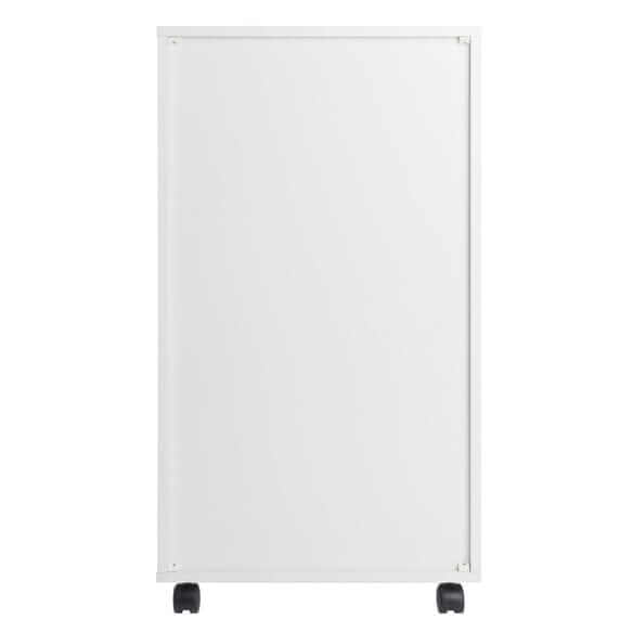 Winsome Halifax 7-Drawer White Mobile Cabinet 10792
