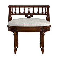 Butler Specialty Hathaway Medium Brown Vanity Seat 1218011