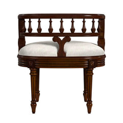 Butler Specialty Hathaway Medium Brown Vanity Seat 1218011