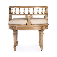 Butler Specialty Hathaway Beige Traditional Vanity Seat 1218424