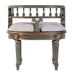 Butler Specialty Hathaway Pastel Green Vanity Seat 1218482