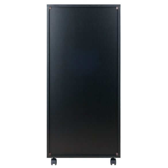 Winsome Halifax 5-Drawer Black Storage Mobile Cabinet 20616