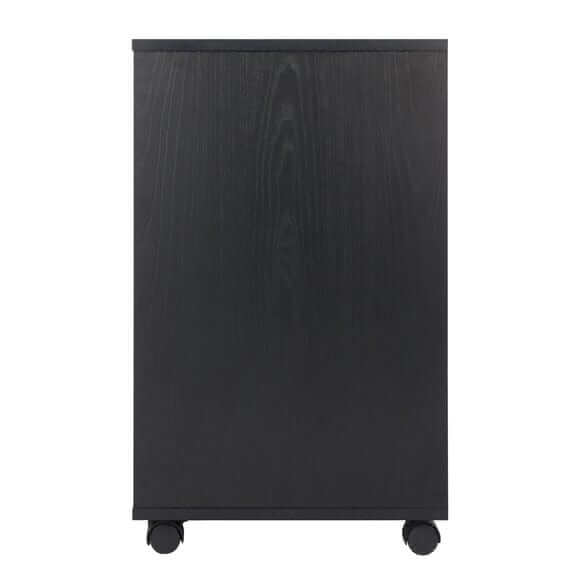 Winsome Halifax 2-Door, 4-Drawer Black Mobile Cabinet 20622
