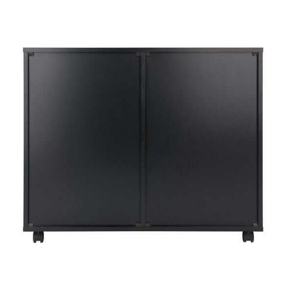 Winsome Halifax 2-Door, 4-Drawer Black Mobile Cabinet 20622