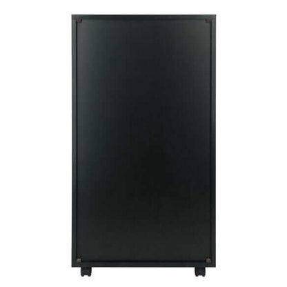 Winsome Halifax 7-Drawer Black Mobile Cabinet 20792