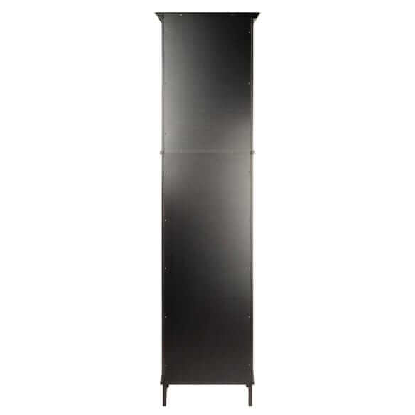 Winsome Alps Tall Black Storage Cabinet 20871