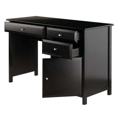 Winsome Delta Home Office Black Writing Desk 22147