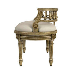 Butler Specialty Hathaway Beige Upholstered & Wd Accent Bench 2625424