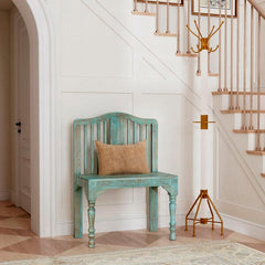 Butler Specialty Roseland Blue Solid Wood Bench 2853070
