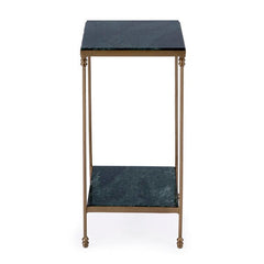 Butler Specialty Green Larkin 11.5" Marble & Iron Side Table 3319475