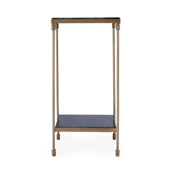 Butler Specialty Green Larkin 11.5" Marble & Iron Side Table 3319475