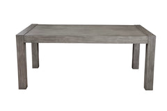 Alpine Furniture Gray & Black Fallon Solid Pine Dining Table 3394-01