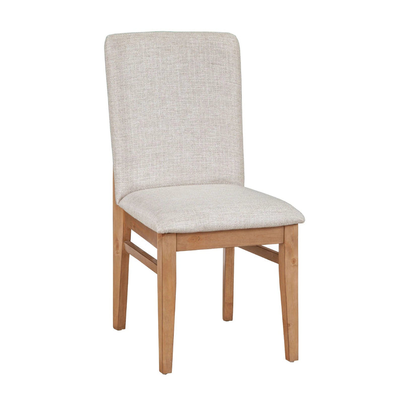 Alpine Furniture Olejo Natural Solid Pine Set of 2 Wood Side Chairs 3426-02