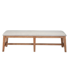 Alpine Furniture Olejo Natural Solid Pine Dining Bench 3426-03