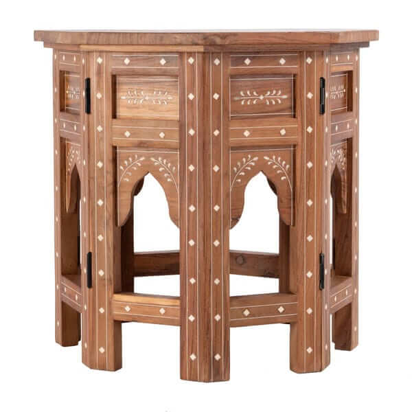 Butler Specialty Medium Brown Rashmi Wood & Bone Inlay Accent Table 3596338