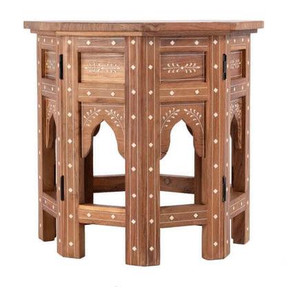 Butler Specialty Medium Brown Rashmi Wood & Bone Inlay Accent Table 3596338