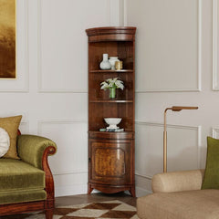 Butler Specialty Medium Brown Dowling Olive Ash Corner Cabinet 3621101