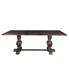 Alpine Furniture Manchester Charcoal Trestle Wood Dining Table 3868CHA-01