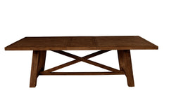 Alpine Furniture Newberry Medium Brown Rectangular Wood Dining Table 4068-01