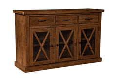 Alpine Furniture Newberry Medium Brown Wood Sideboard 4068-06