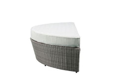 ACME Salena Beige & Gray Patio Canopy Sofa & Ottoman 45025