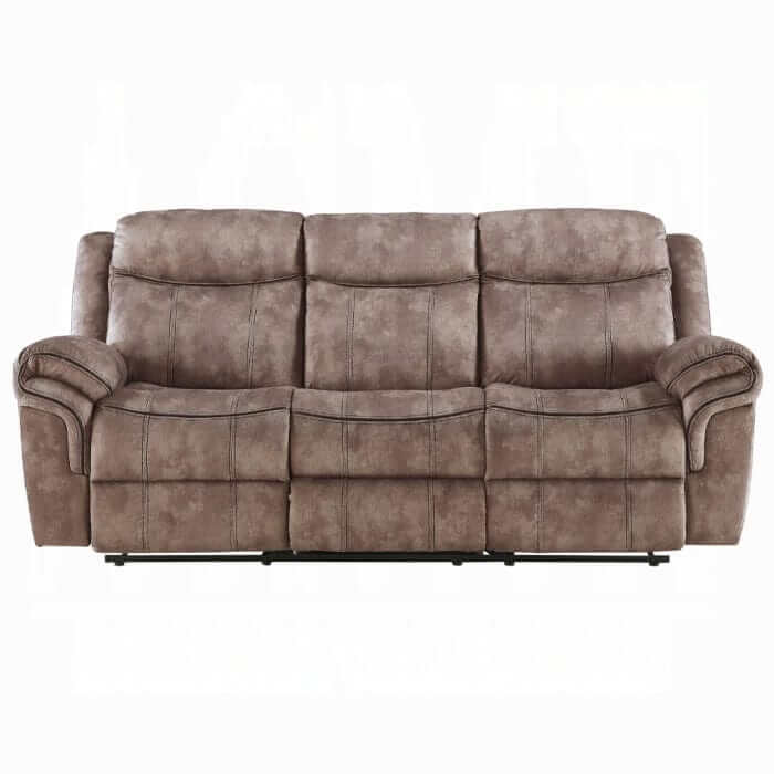 ACME Zubaida Two Tone Motion Reclining Sofa w/USB Port 55020