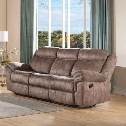 ACME Zubaida Two Tone Motion Reclining Sofa w/USB Port 55020