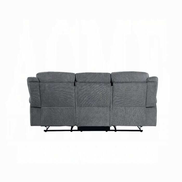 ACME Zubaida Two Tone Gray Velvet Motion Sofa w/USB Port 55025