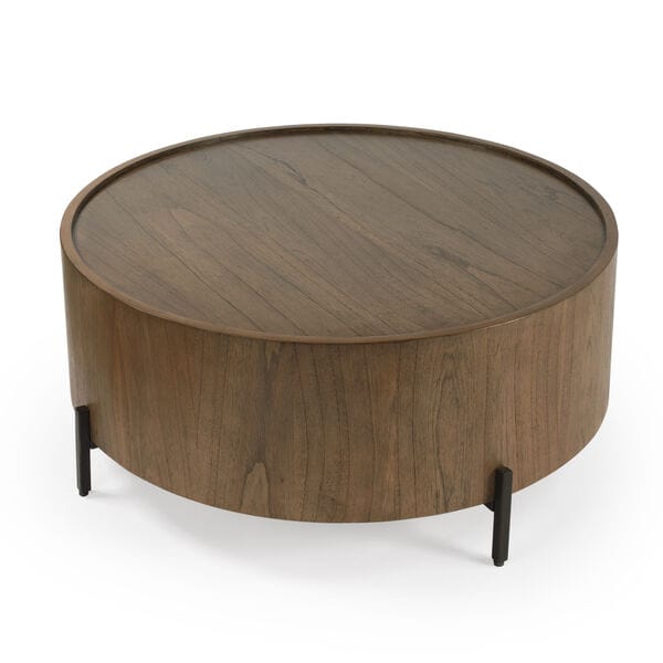 Butler Specialty Tori Round  Medium Brown Coffee Table 5514274