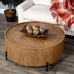 Butler Specialty Tori Round  Medium Brown Coffee Table 5514274