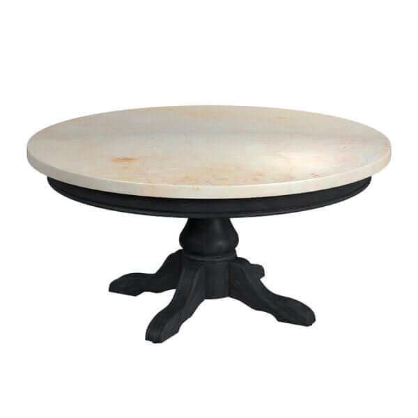 Butler Specialty Danielle Black Marble Round Coffee Table 5516432