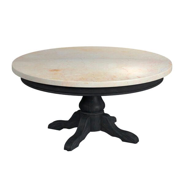 Butler Specialty Danielle Black Marble Round Coffee Table 5516432