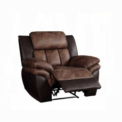 ACME Jaylen Toffee & Espresso Motion Recliner 55427