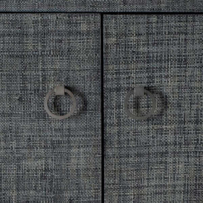 Butler Specialty Charcoal Bar Harbor Raffia 4 Door 70" Sideboard 5668420